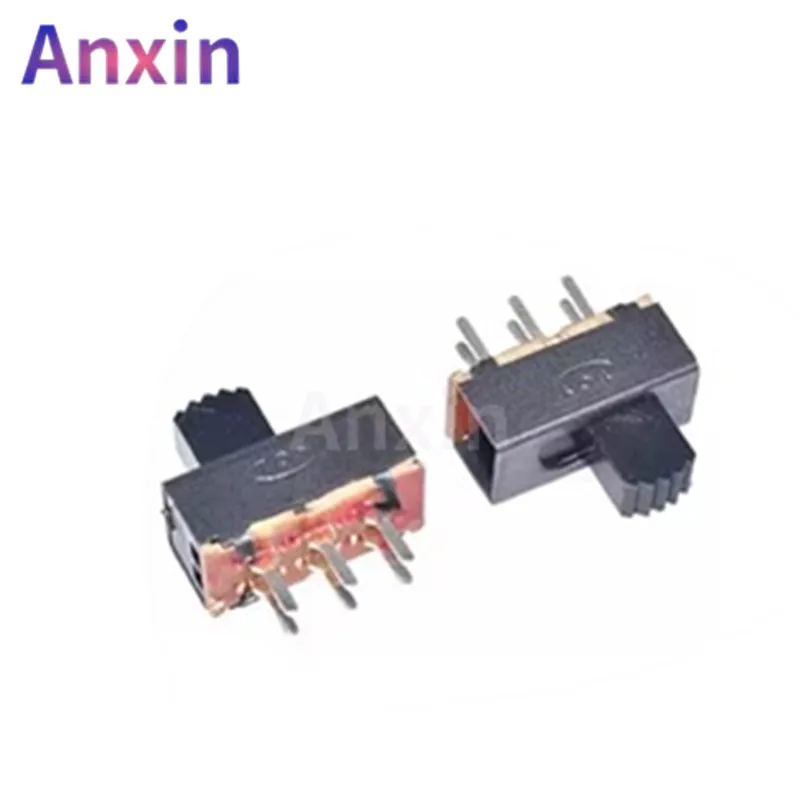 

20PCS Slide Switch SS22F24 SS22F15 Handle length 4MM 6MM 6Pin Double Row 2Position Vertical Power Supply Toggle Switch 0.3A 50V