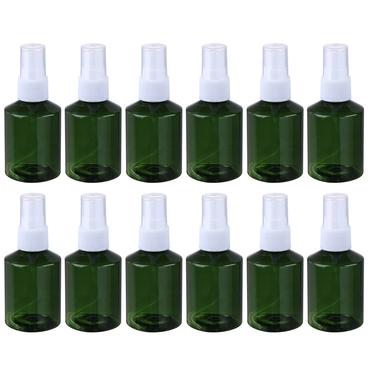 12 Pcs Spray Bottles Subpackaging Storage Green Refillable Atomizer