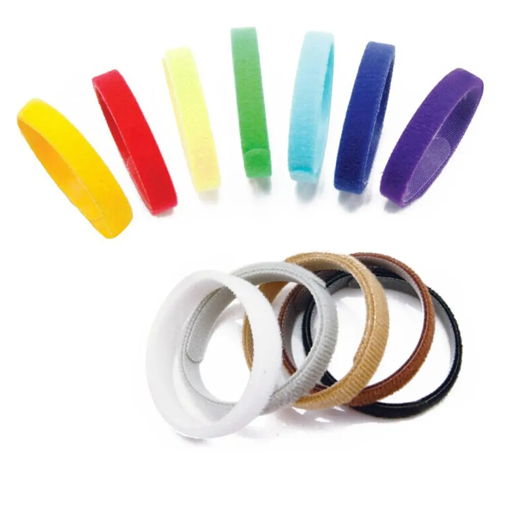 12Pcs/Set Puppy Collars Adjustable Nylon Newborn Pet Color Collar Small Pet Dog Collars Kitten Necklace Marker Rope Pet Supplies