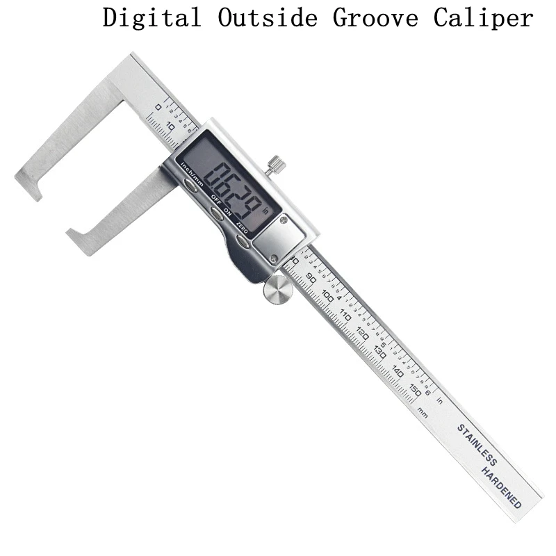 디지털 외부 그루브 켈리퍼 자동차 브레이크 디스크 두께 측정 도구, 0-150mm, 0.01mm 브레이크 패드, 마모 테스트 기계 눈금자