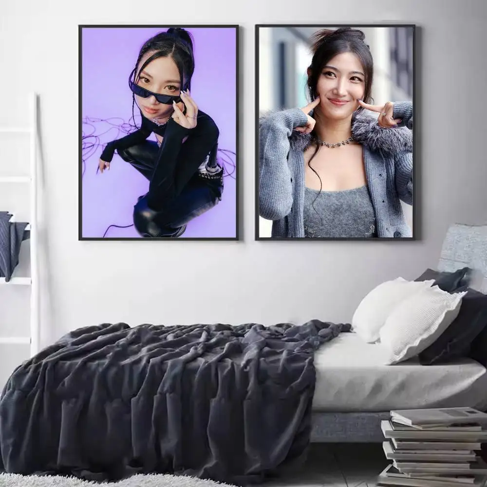 KPOP Singer E-EJAE Golden  Poster HD Self Adhesive Waterproof Wall Art Ideal for Home Office Dorm Gift - view 2