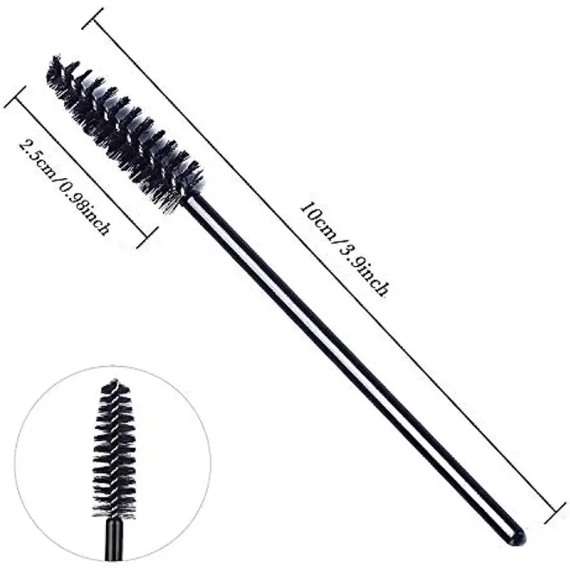 50PCS Wimpern Pinsel Einweg Wimpern Verlängerung Pinsel für Wimpern Reinigung Mascara Wands Applikator Lippen Pinsel Make-Up-Tool