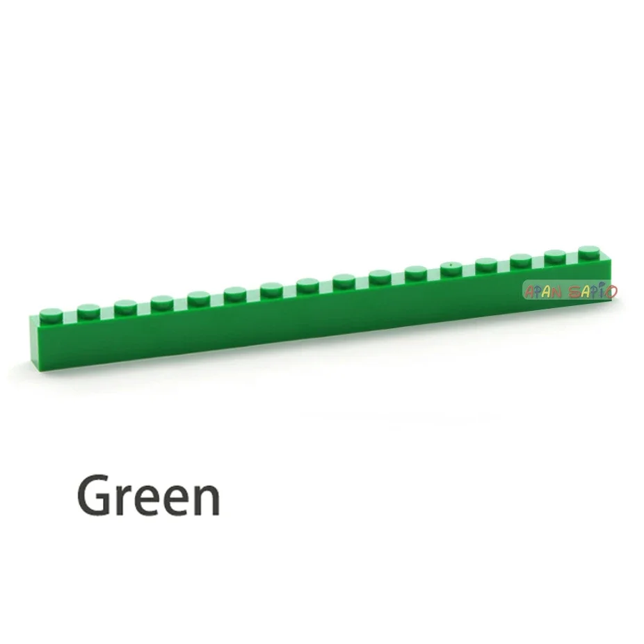 10PCS DIY Bausteine 1x16 Punkte Dicke Zahlen Bricks Pädagogisches Kreative Größe Kompatibel Mit Marken Spielzeug für Kinder 2465