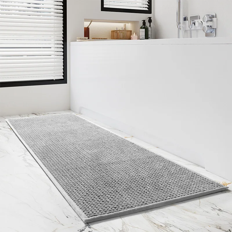 Bath Rug Mat Non-Slip Absorbent Bathroom Rug for Home Decor Carpet Soft Shower Foot Pad Tapis Salle De Bain Alfombra 욕실 발매트 화장실