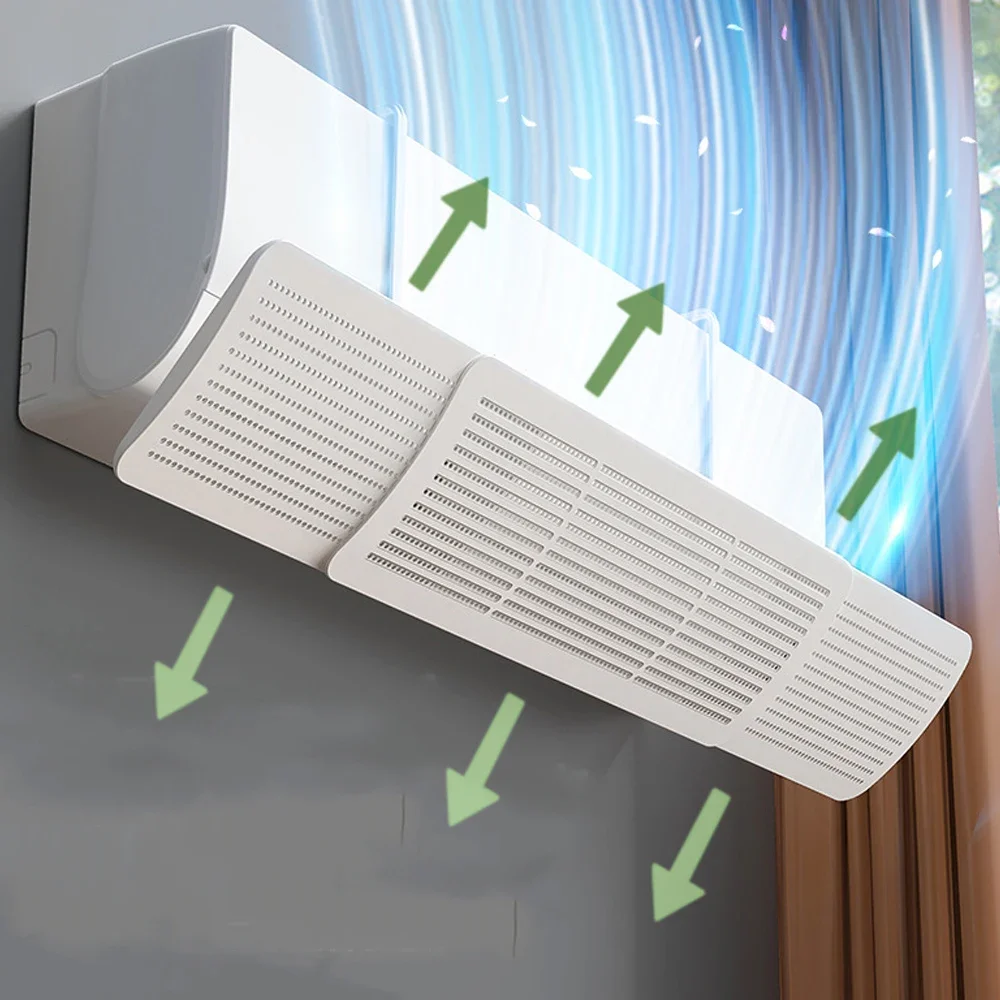 

Air Conditioning Windshield Anti-Direct Blowing Universal Windproof Wall-Mounted Air Outlet Baffle Confinement Cold Air Guide