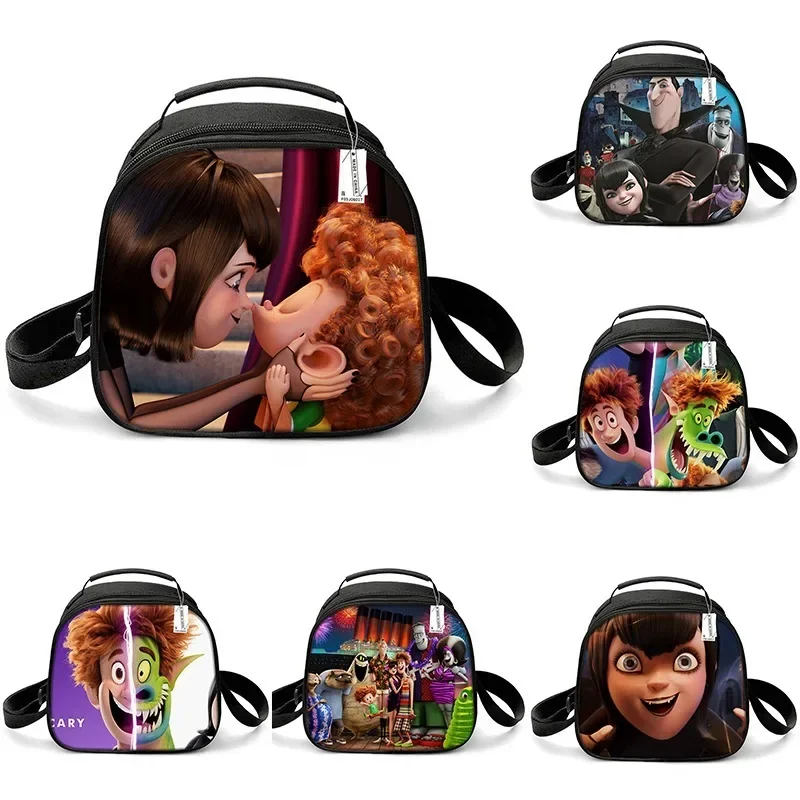 Hotel Transylvania Dracula Portable Lunch Bag Insulated Lunch Box Storage Bag Children's School Office Bento Bag Picnic Handbag