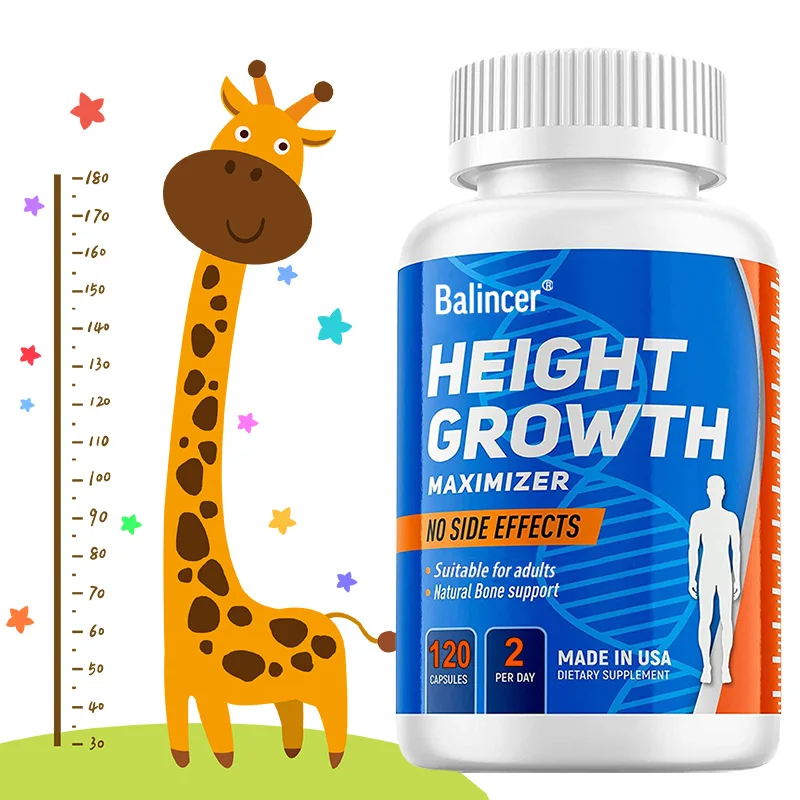 Height Growth Supplements - Bone Strengthening and Growth Promotion for Children, Teens and Adults
