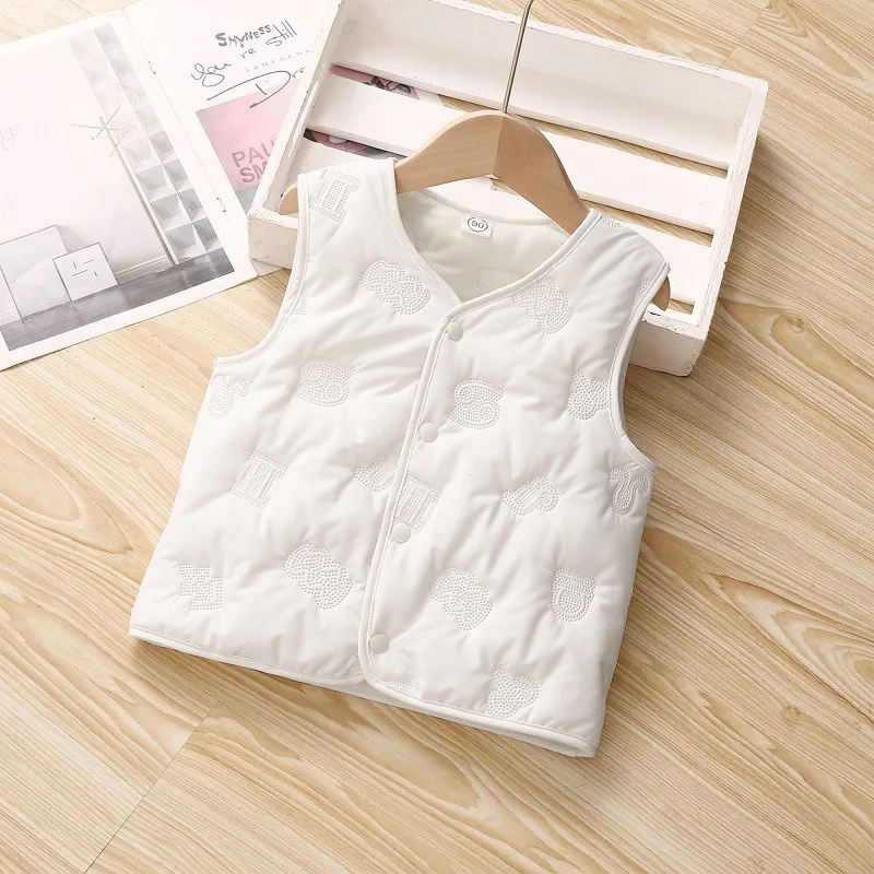 جودة الأولاد صدرية الحرارية الاطفال سترة الخريف الشتاء ملابس الأطفال