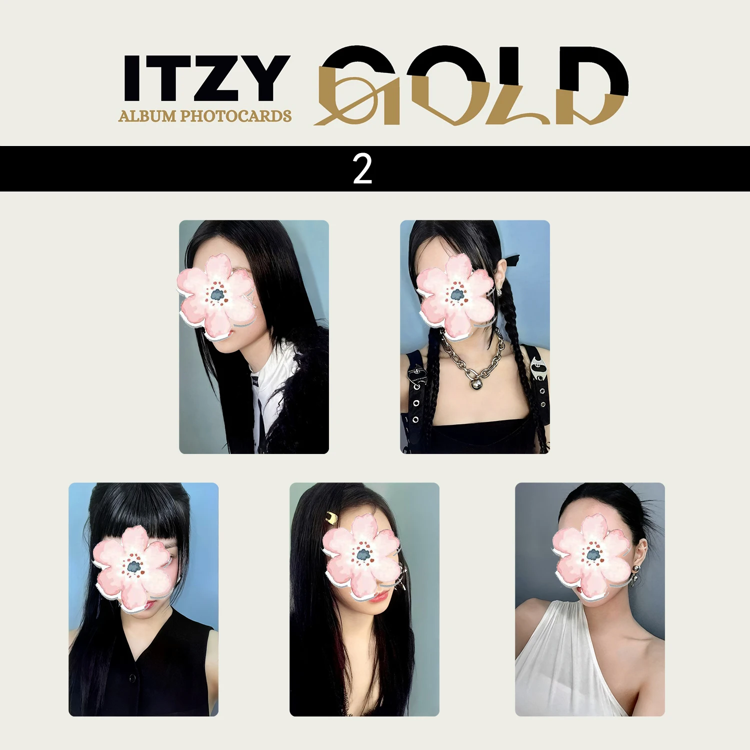 Mini album ITZY "GOLD" carta speciale bonus