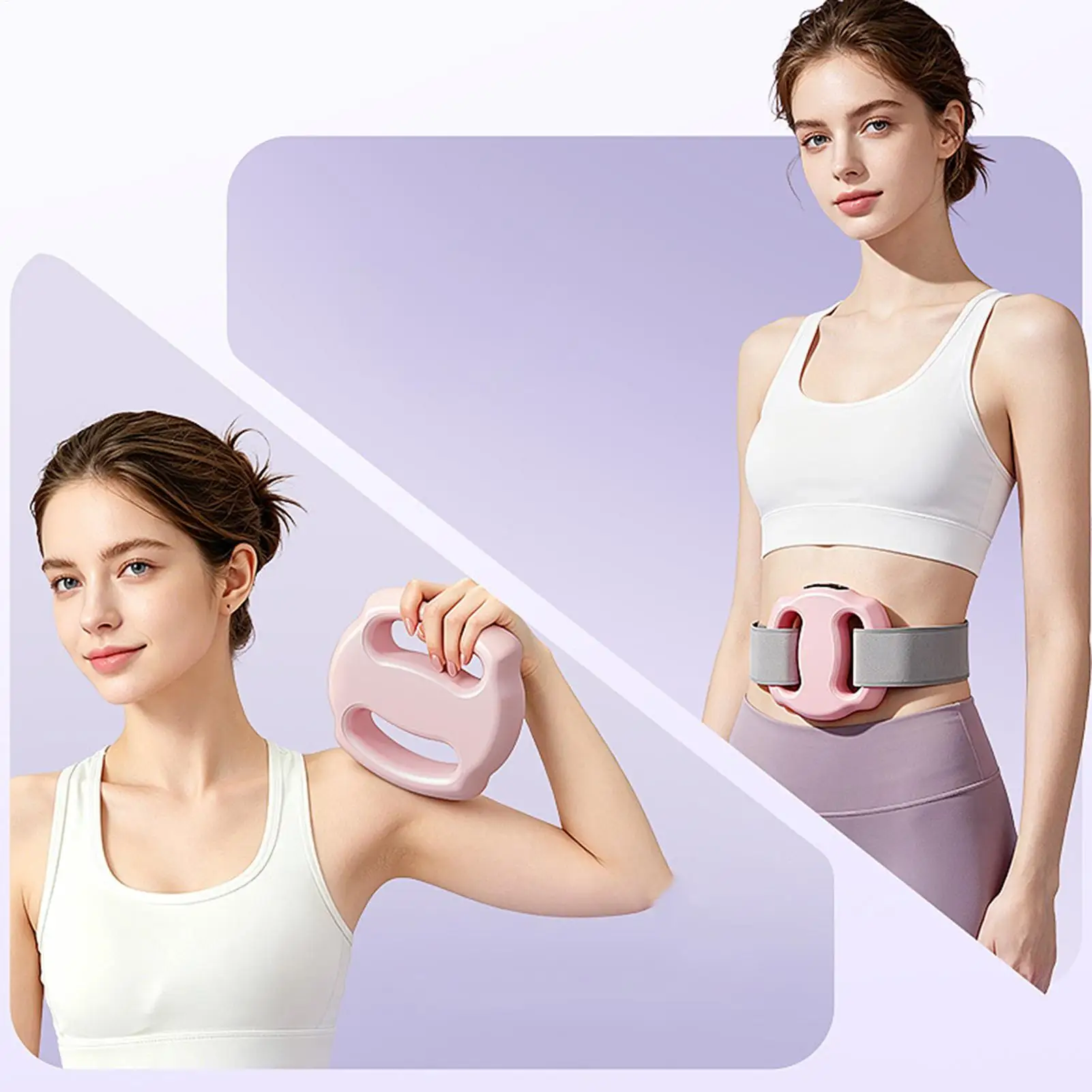 Fascia Ring Massager Fat Burner Body Massage Multiple Intensity Levels Electric Abdominal Massager For Athletes Laborers Players