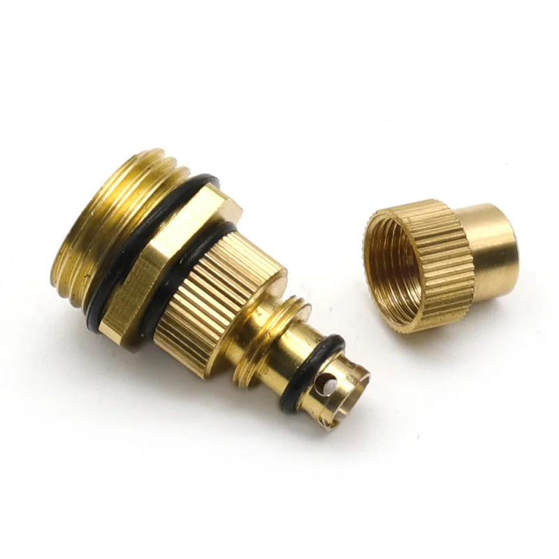 1/2 4 Point Adjustable Brass Atomizing Sprayer Lawn Garden Sprinkler Heads Cooling Fogging Misting Nozzles Garden Sprinklers