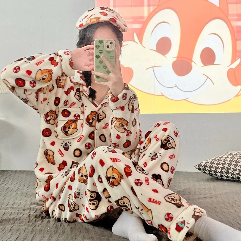 Disney Chip 'n' Dale Cosplay Costume Anime Adult Animal Chipmunk Onesie Kigurumi Brown Squirrel Pajamas Halloween Christmas Gift