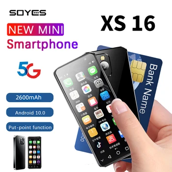 SOYES xrom Pro Mini Smartphone 4 inç Octa çekirdekli 4GB RAM + 128GB ROM cep telefonları 2600mAh Android 10 yüz kimliği 4G LTE küçük telefon