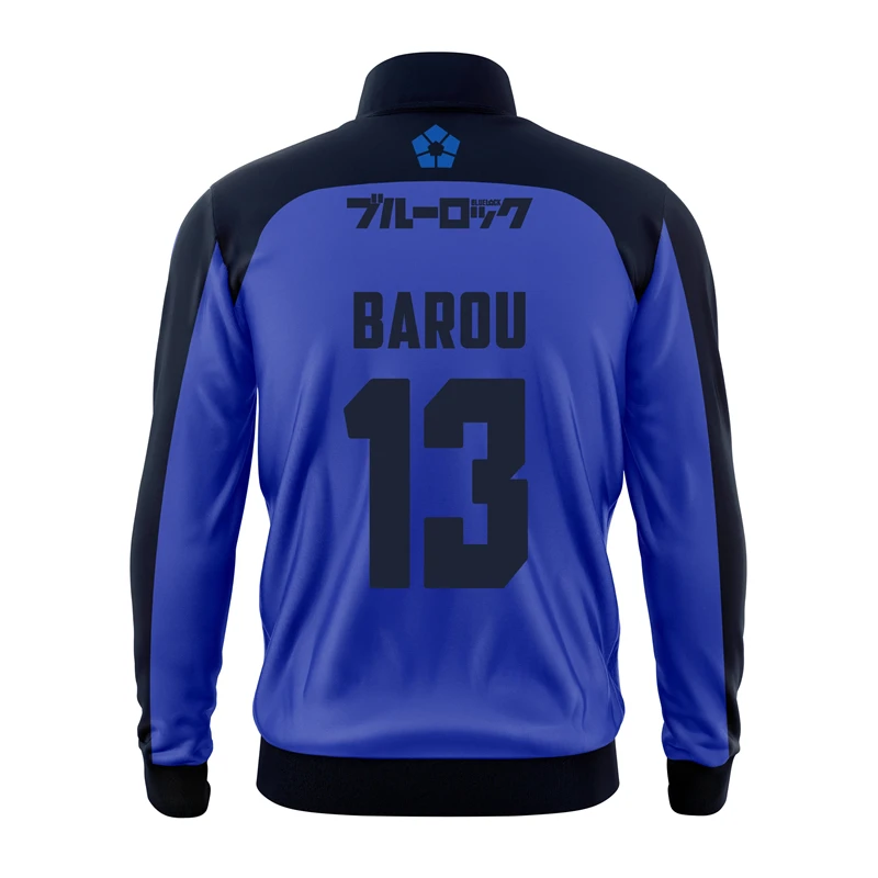 Anime Japanese Blue Lock Isagi Yoichi Football Jersey Jacket Cosplay Hyoma Chigiri Meguru Bachira Coat Hip Pop Children Clothes