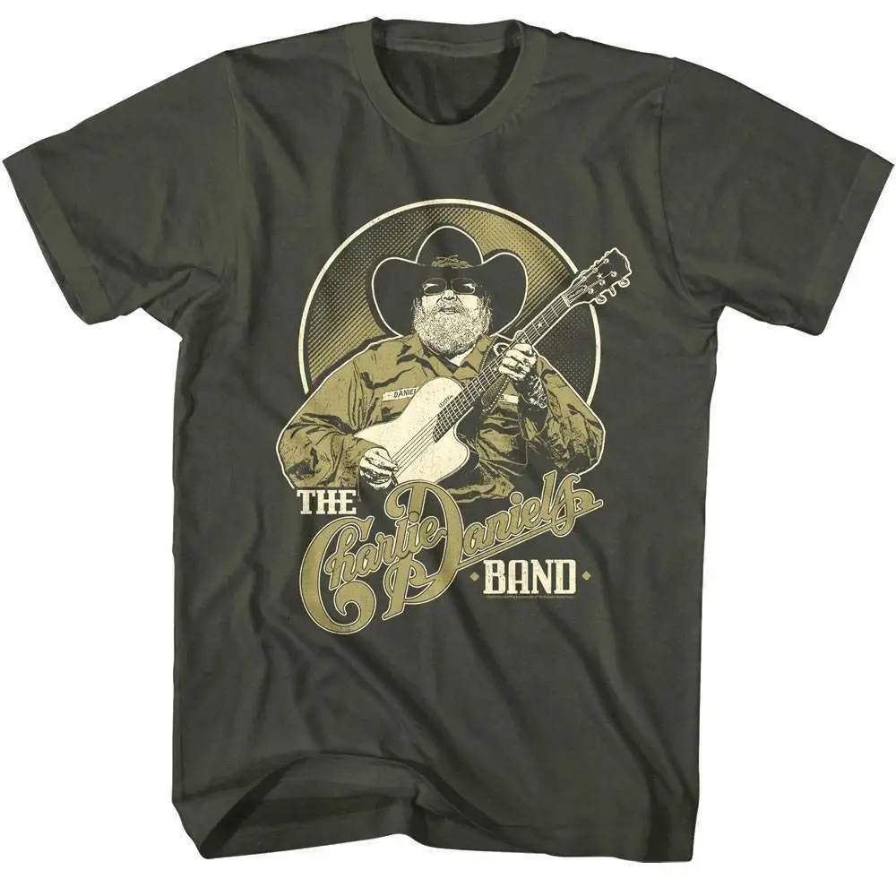 Charlie Daniels Band Strumming Geetar Men's T Shirt