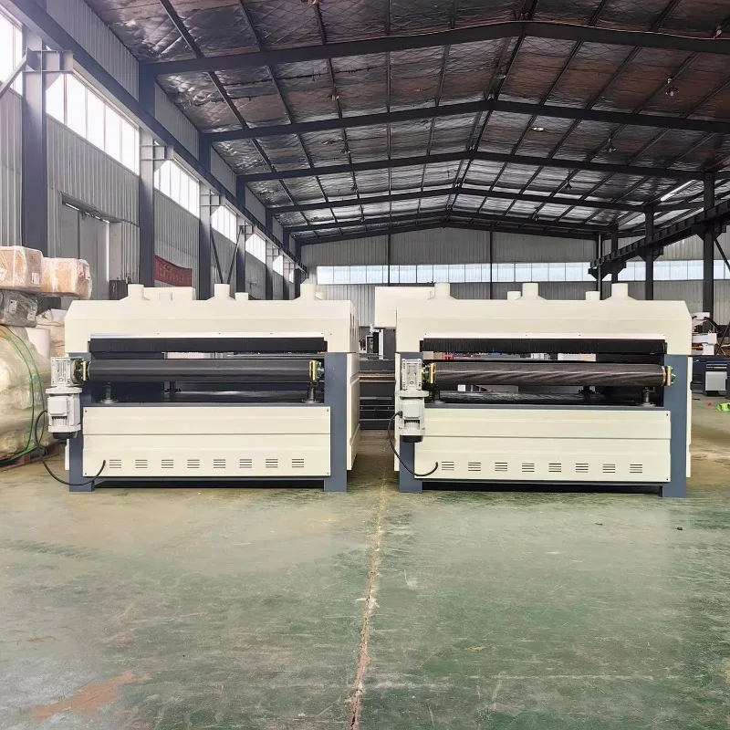 High Cost Performance Automatic Wood Grain Floor Wire Brush Drawing Sanding Polishing Machine