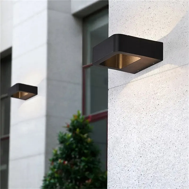 |Modernbuy Human Waterproof Outdoor Wall Lamps By Feiyunlux Featuring Human Induction For Porch And Balcony Lighting