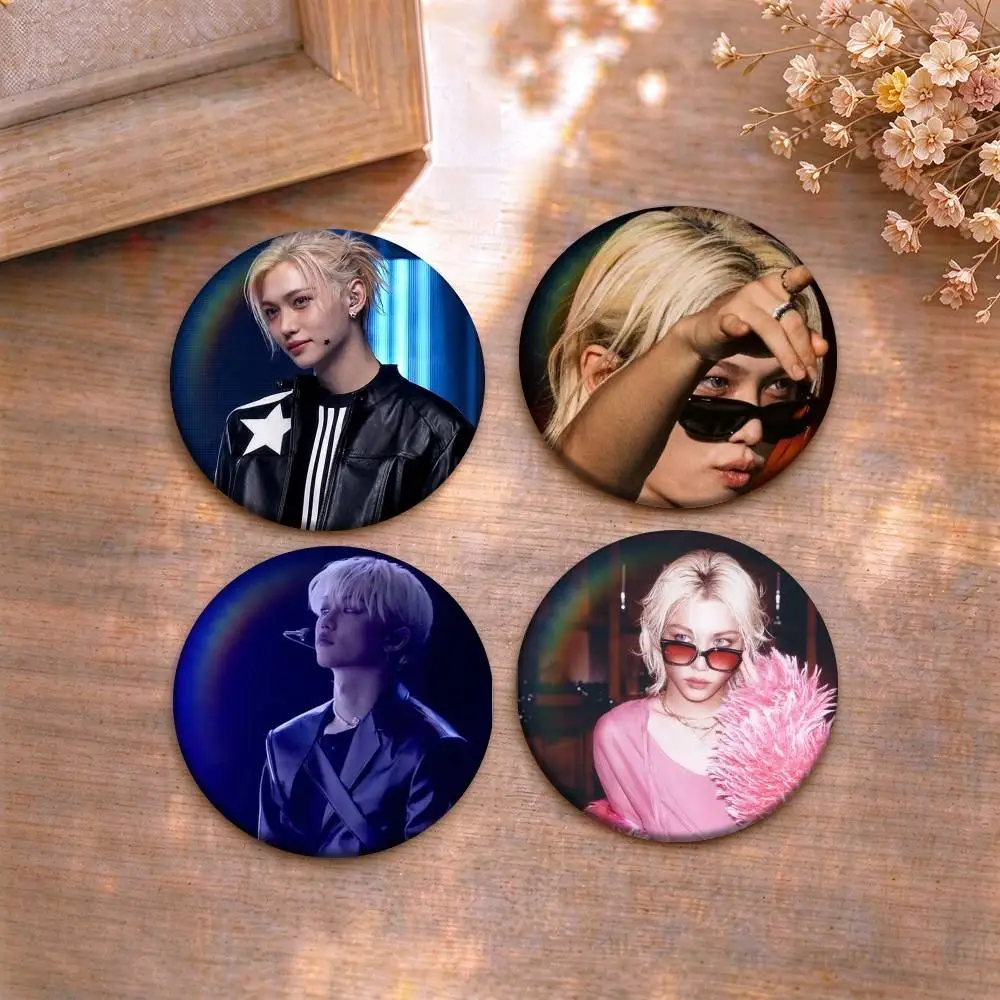 COOL Skz felixs Singer  Brooch Metal Badge Brooch, Fashion Decorative Pins for Hat Bag Clothing Decoration Gift