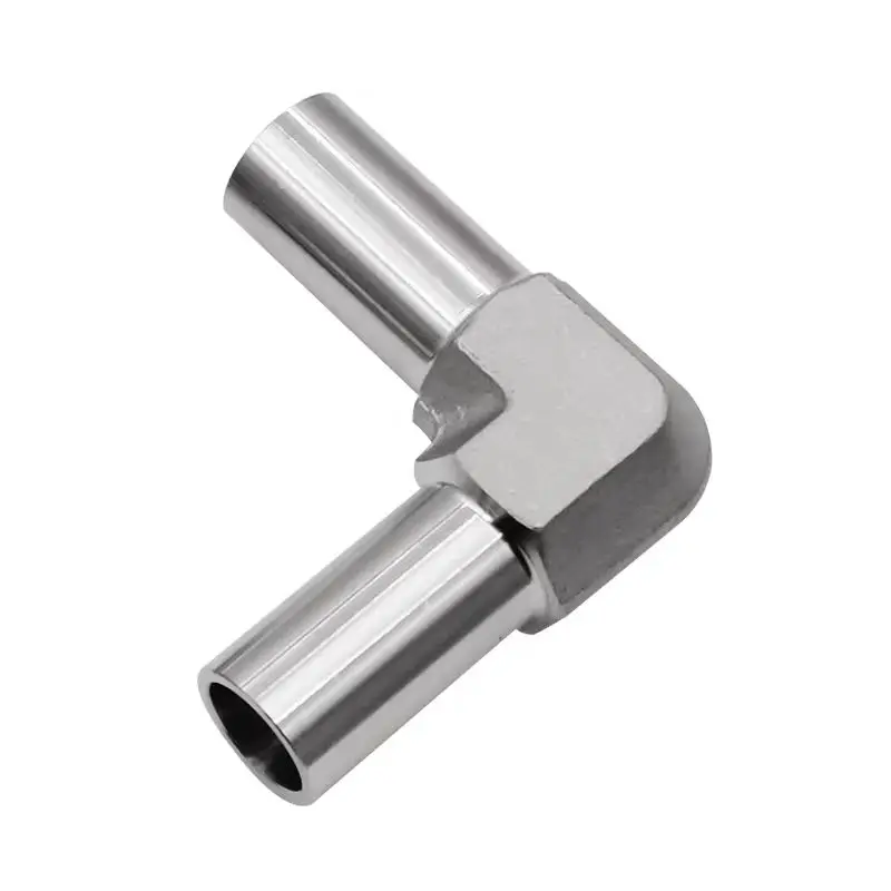 316L stainless steel BA grade automatic welding type variable diameter joint right angle elbow reducer tee size head four