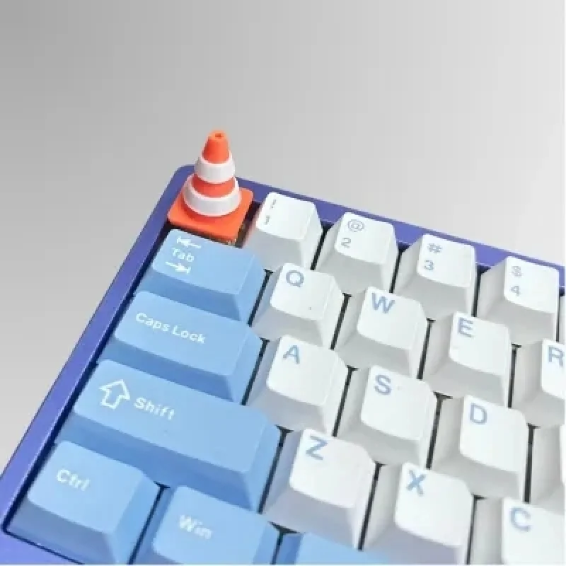 3DPrinting الإبداعية شخصية الآيس كريم مخروط المرور مخروط زر مفتاح غطاء لوحة المفاتيح الميكانيكية تركيب المناظر الطبيعية الصغيرة الصغيرة