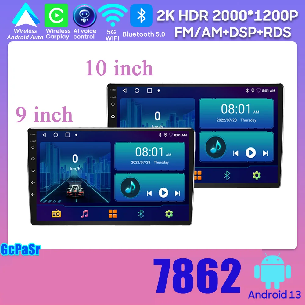 

9 10 inch Car Android For Volkswagen Nissan Hyundai Kia Toyota Multimedia Video Player 2 din GPS Navigation Bluetooth 8 Core 5G