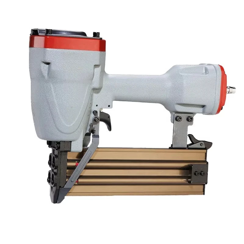 

Industrial & DIY Grade Pneumatic Steel Nail Gun Strong and Durable Air Tool for Concrete Wall & Furniture Installation