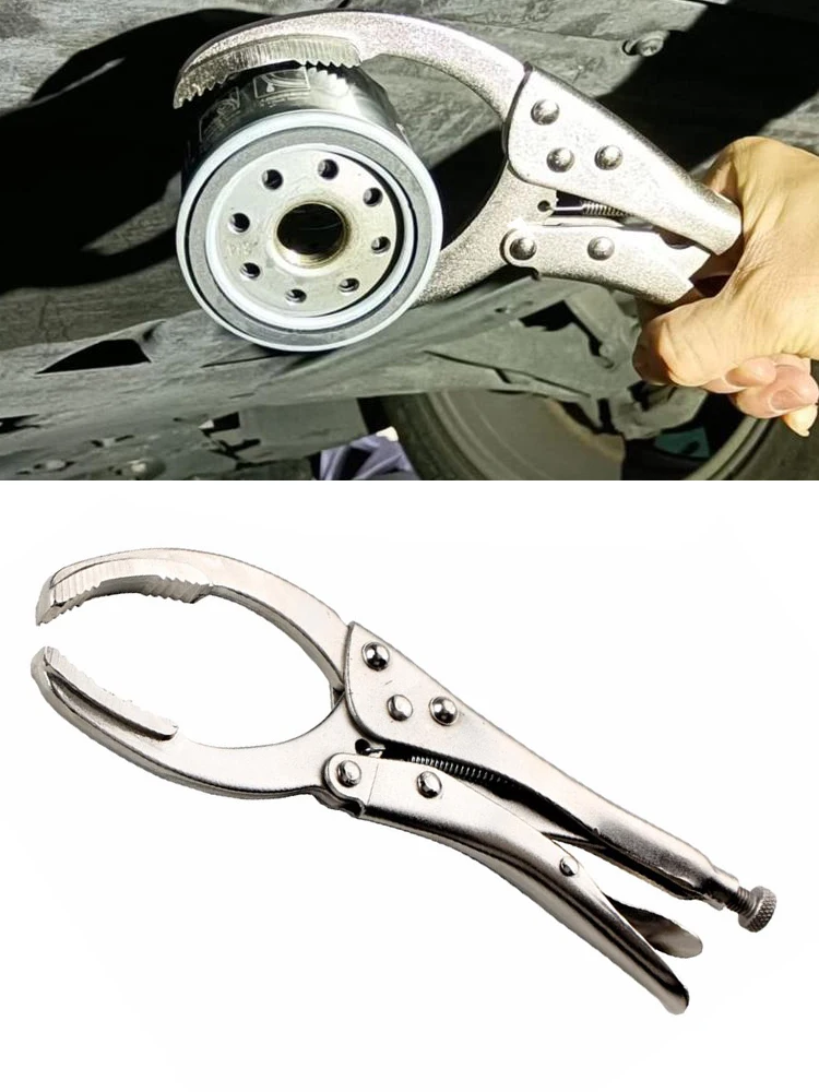 50-100mm Clamp Filter Wrench Oil Grid Wrench Oil Change Filter Wrench High Quality Oil Filter Disassembly Tool