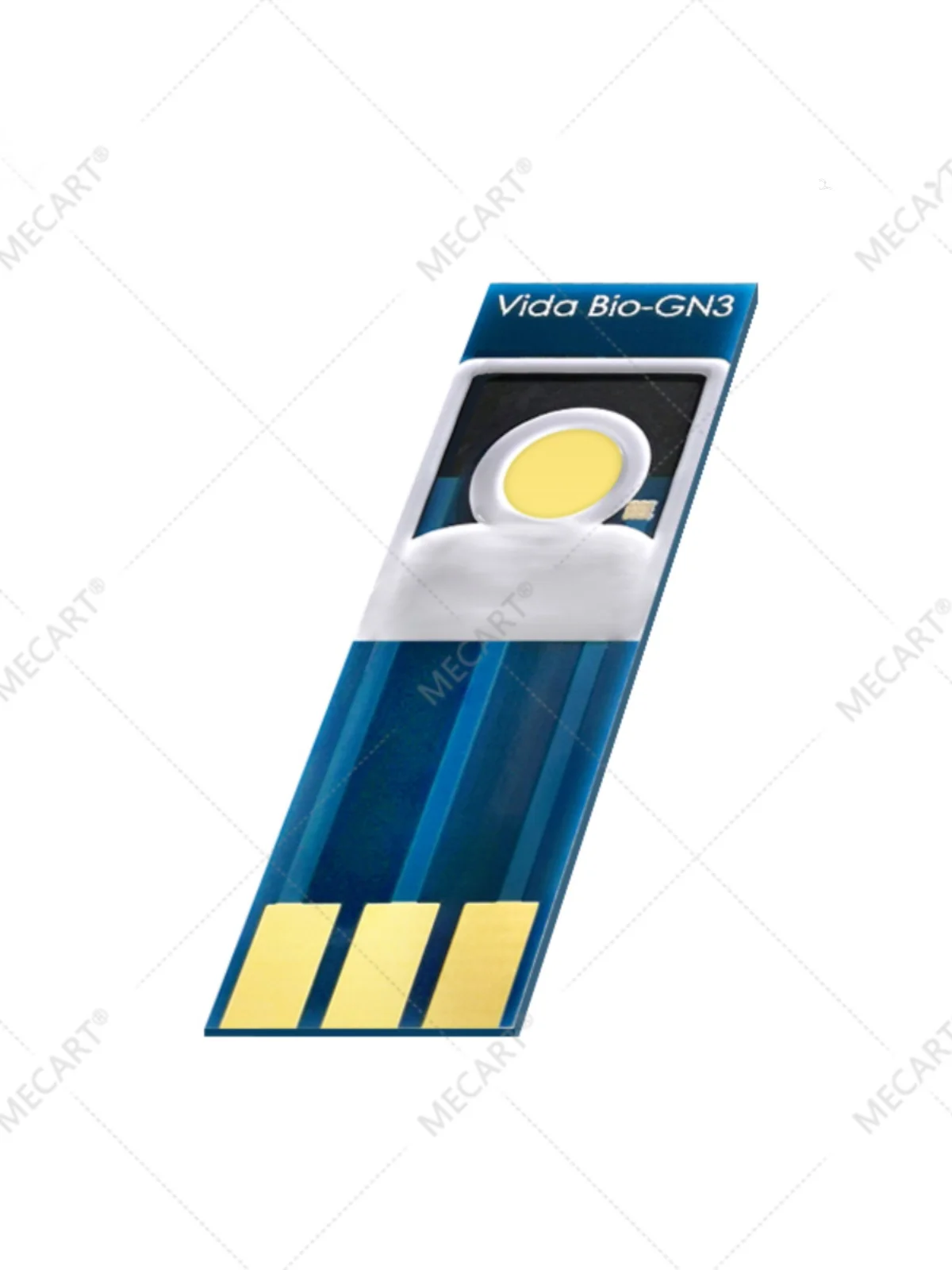 FR4 Printed Standard Gold Disk Three-electrode Nanoscale Gold Particle Sensor