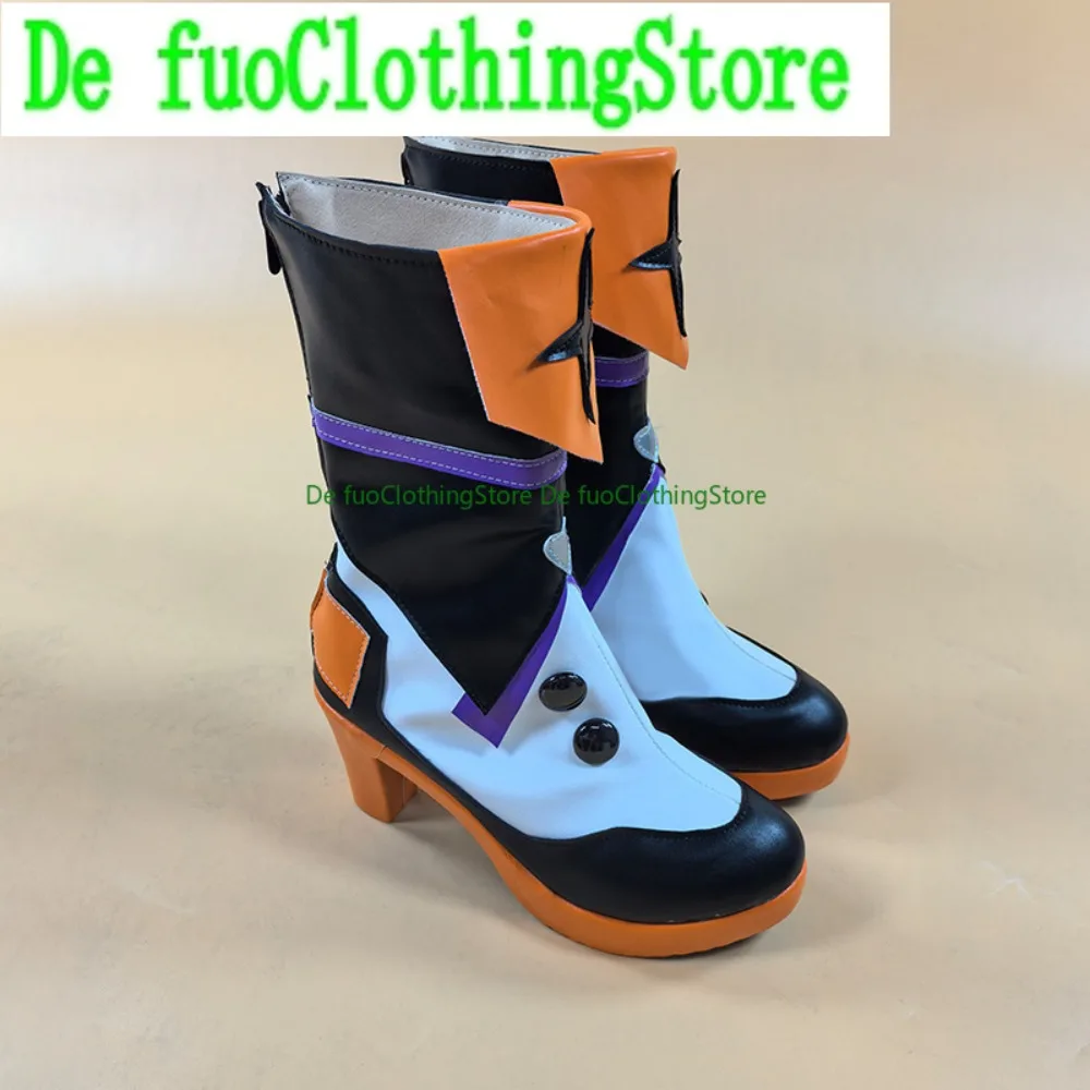 

Senpai Koharu Newcomer Cosplay Anime Convention Shoes Anime Game Role-playing Halloween Party Costumes Shoes BootsDefuo