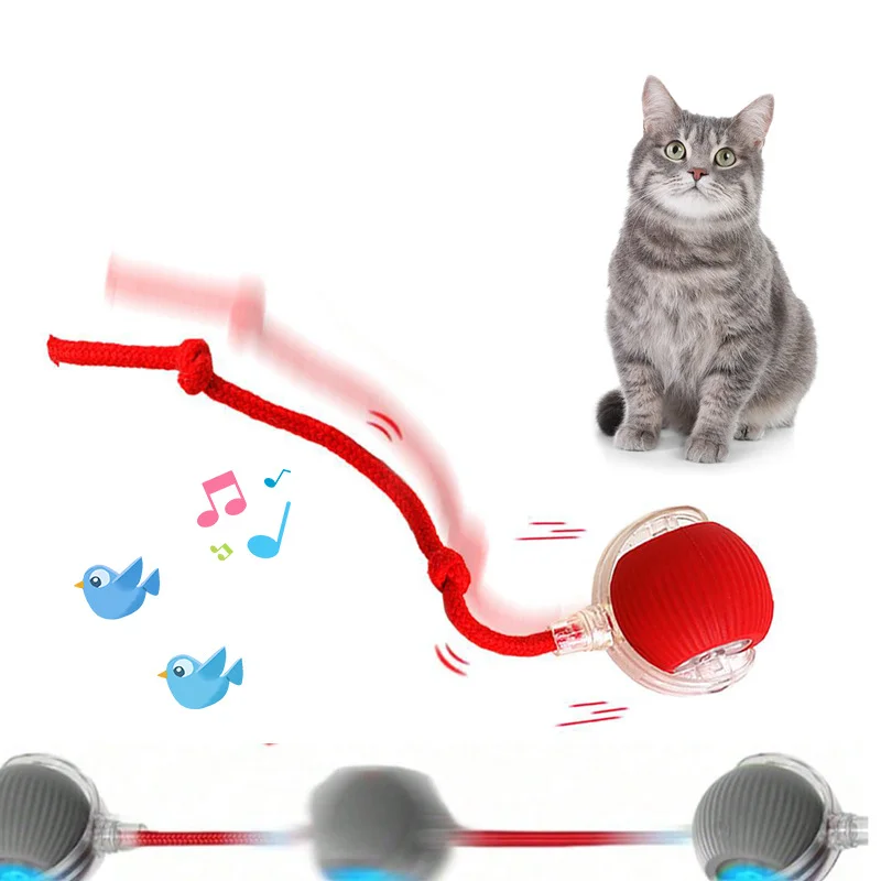Cat Toy Ball Teasing Cat Rolling Ball Hair Pet Relieve Boredom Plush Teasing Cat Ball Cat Toys Pet Pet Toys Interactive Cat Toy image 3