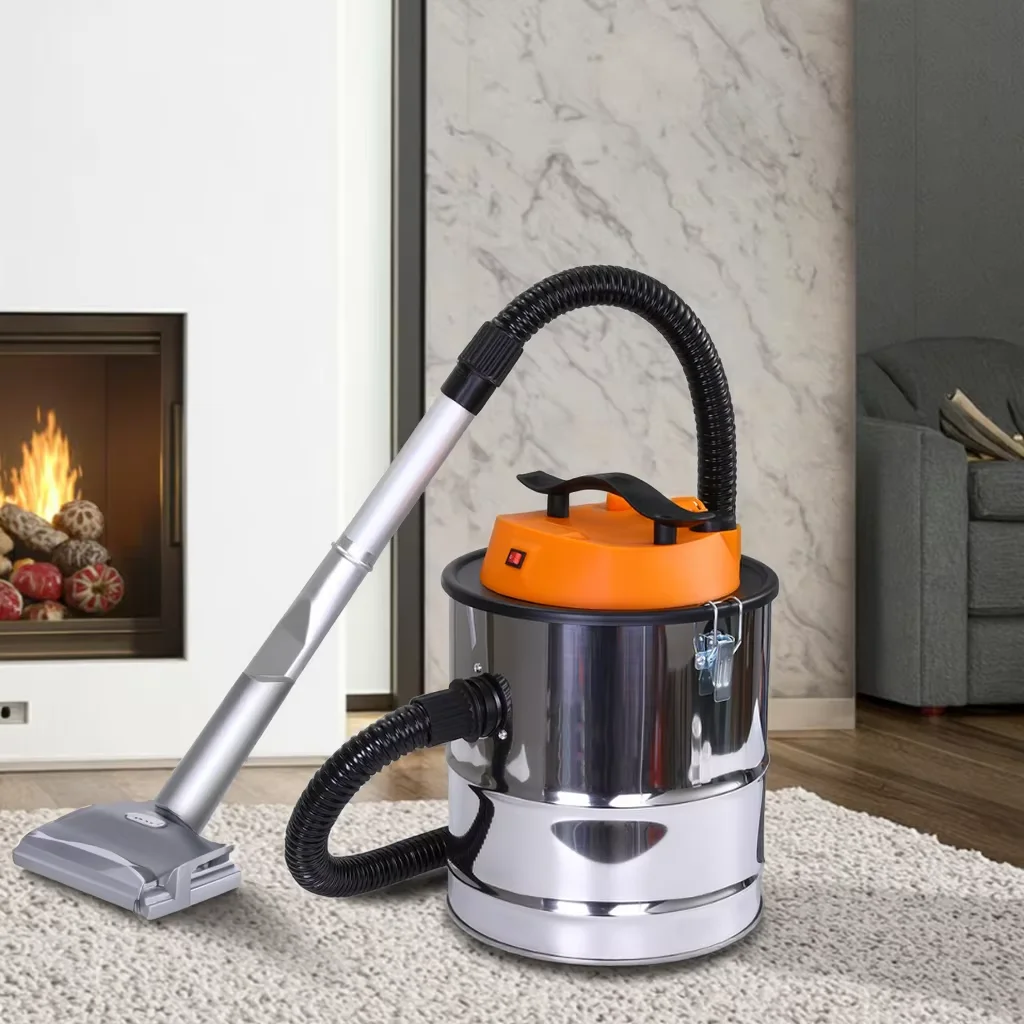 

Portable Electric Fireplace Ash Vacuum Cleaner Strong Suction Handheld Household Upright Installation
