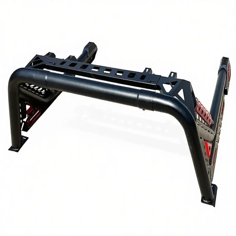 High Quality New Red Border Gantry Anti Roll Frame Universal 4x4 Offroad Pickup Truck Modified Accessories