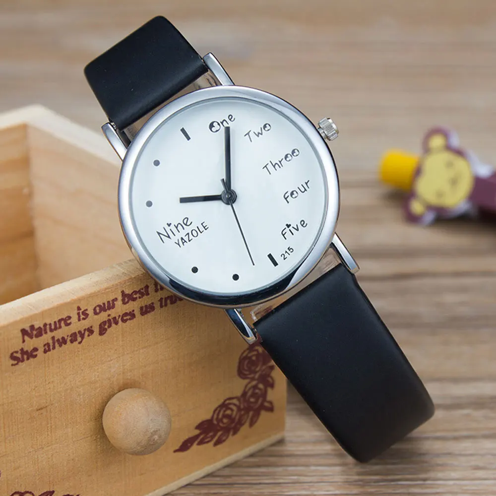 ساعة YAZOLE كوارتز أنيقة للطلاب الأولاد والبنات - هدية ساعة إلكترونية للأطفال عالية الأنيقة