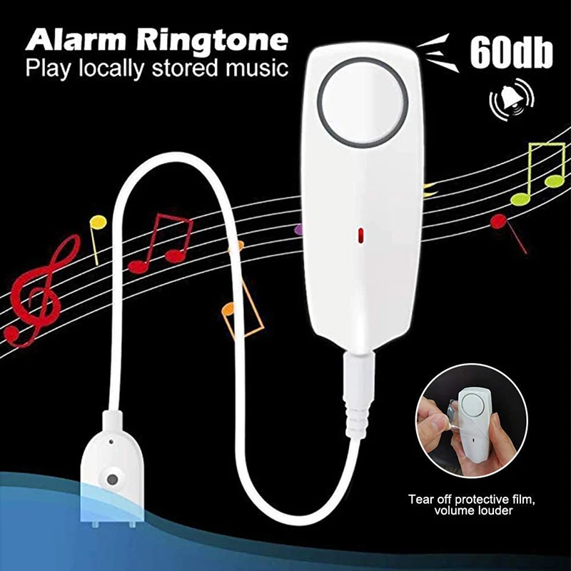 

Tuya WIFI Water Leak Detector Leakage Alarm Sensor 80dB Sound Built-in Rechargable Battery Alarm App Notification Smart Linkage