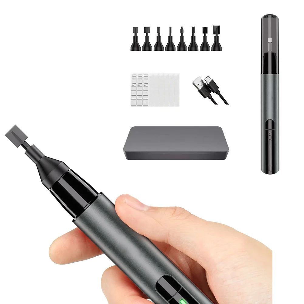 

DSPIAE PRO Electric Polishing Pen with 8 Sanding Bits and 7 Grit Options for Model Maker and Hobby Use with Smooth Finishing