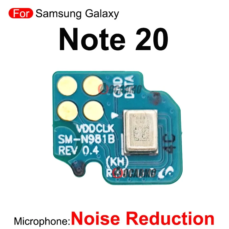 1Pcs For Samsung Galaxy Note 20 Ultra 20+ S20 Plus S20U Noise Reduction Microphone Top Mic Board Replacement Repair Parts