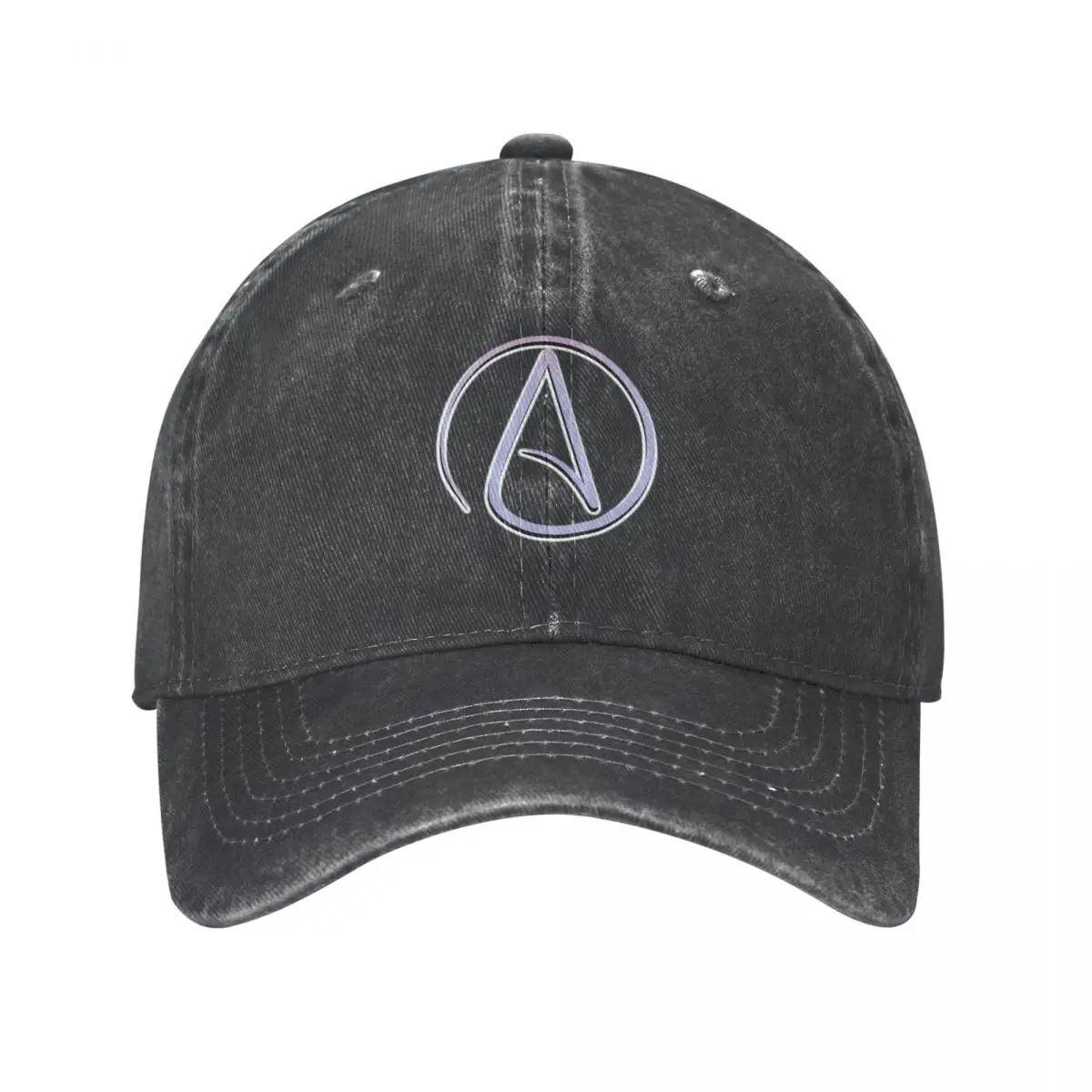 Atheist Symbol No Gods Cowboy Hat Beach Bag Military Cap Man Men's Hats Women's