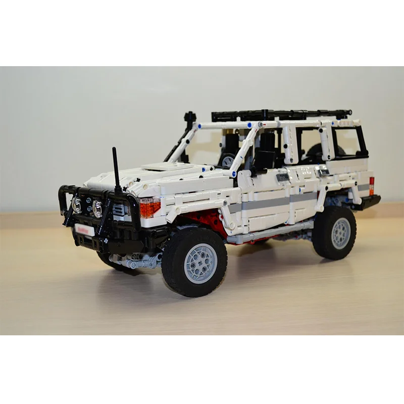 

Детали MOC-2113, строительные блоки, модель автомобиля, скорость города, земляный крейсер, белый внедорожный мальчик, рождественская подарочная игрушка