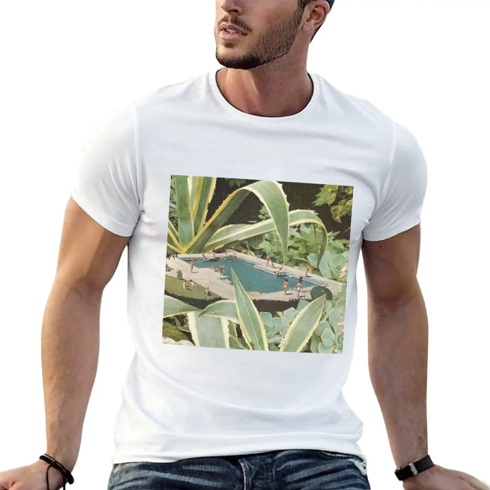 

Swimming pool fun T-Shirt anime t shirts for man t shirt man cotton T-Shirt