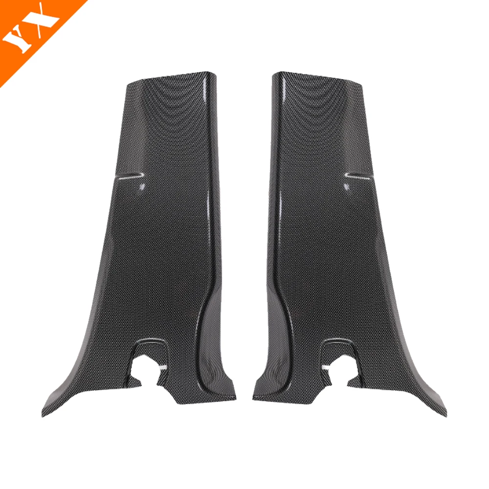 For Land Cruiser LC 300 2025 2026 accessories Carbon Car Middle Door Anti Kick Pad, B-Pillar Anti Kick Pad, Scratch Resistant
