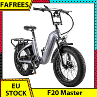 FAFREES F20 Master Electric Bike 20*4.0 inch Air Fat Tire E-bike 500W Rear Drive 25km/h Max Speed 48V 22.5Ah Battery 140-160km