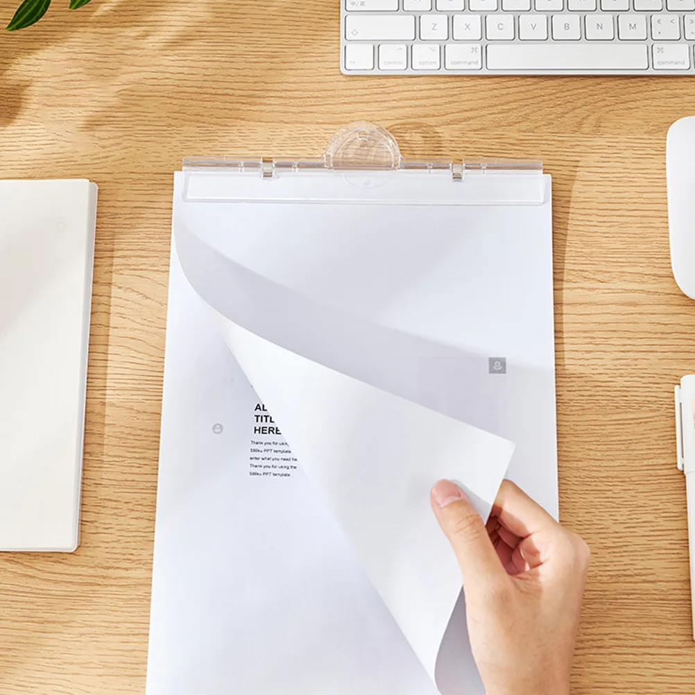 2Pcs File Tickets Clips Japanese Style Paper Binder Clamps for Office School Supplies Document Organizing Storage