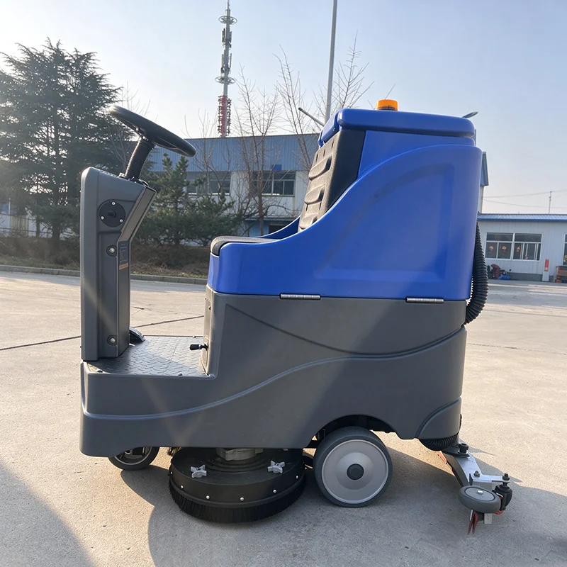 Industrial Low Noise Floor Scrubber Dryer Automatic Floor Washer for Medical Center and Office Building