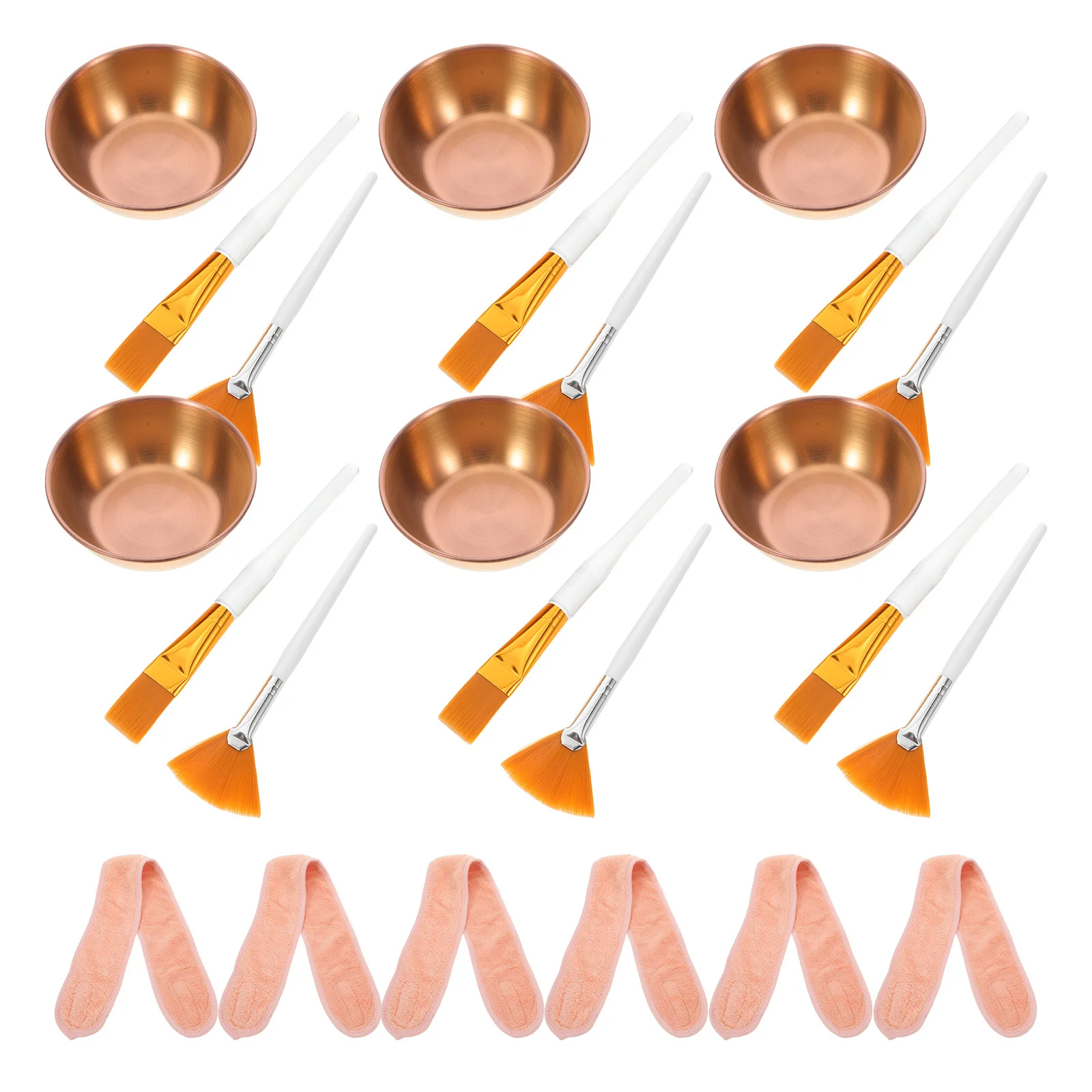 

1 set 1 Set Beauty Care Kit Facial Tools Accessories With Mixing Bowls Headband For Spa Home Skincare Women Esthetician Supplies