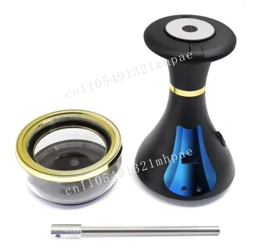 Cigarette à eau électronique 20000mAh, ensemble complet d'écran tactile LED, chauffage électrique, capsule de cigarette à eau électronique