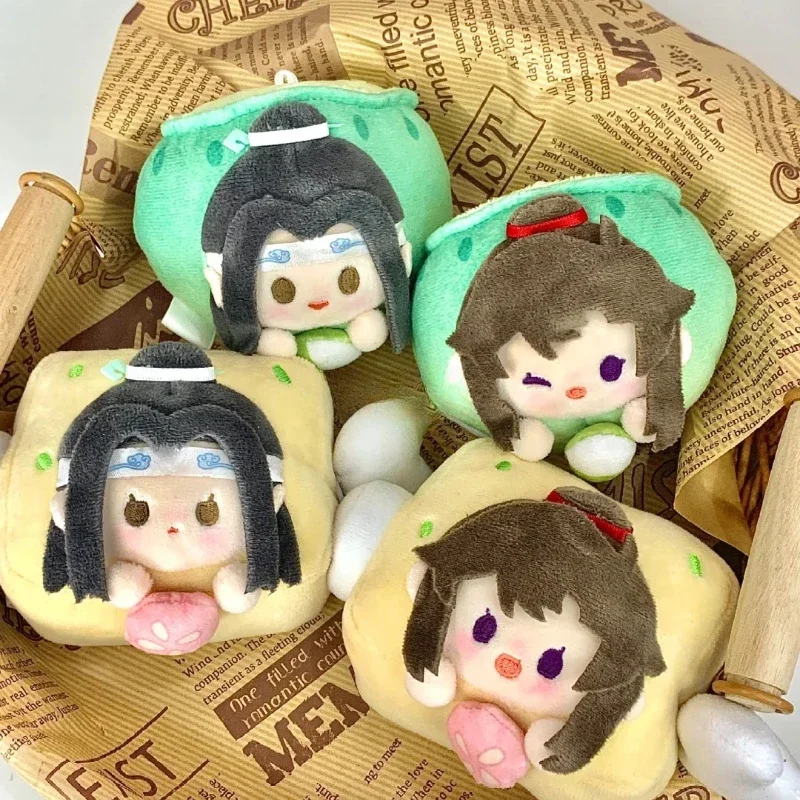 O fundador do diabolismo mdzs wei wuxian lan wangji periferia pelúcia boneca roupas saco pingente chaveiro anime brinquedo