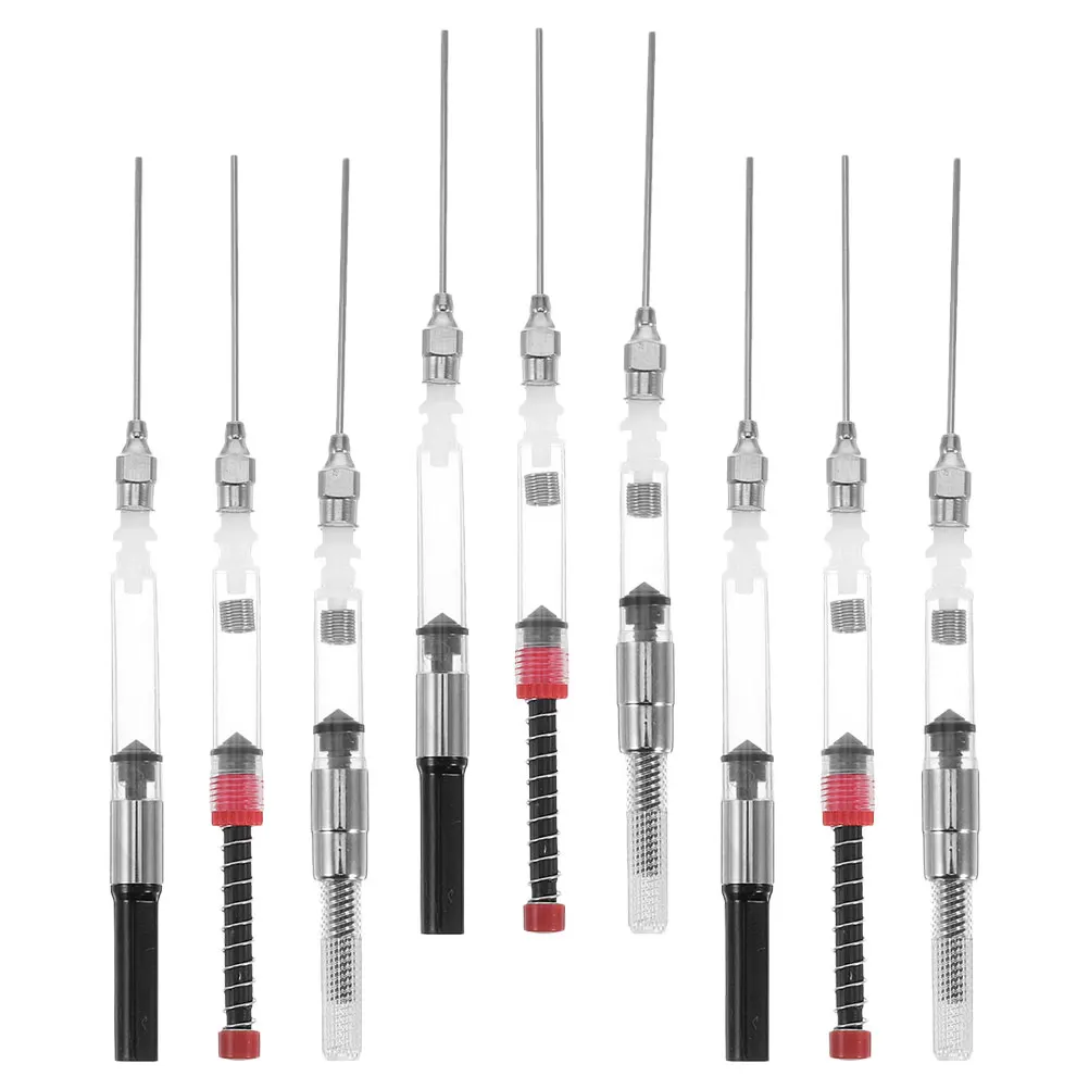 

9 Pcs Fountain Pen Ink Absorber Cleaning Kit Syringe Making Tools Refiller Absorbers Elastic
