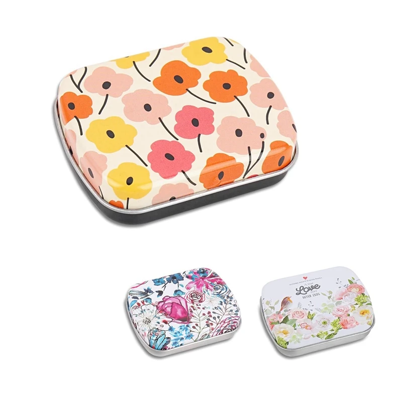 Portable Mini Tin Box,12-Well Empty Watercolor Palette,Small Paint Storage Kits With Magnetic Clip And Oil Pot Easy To Use