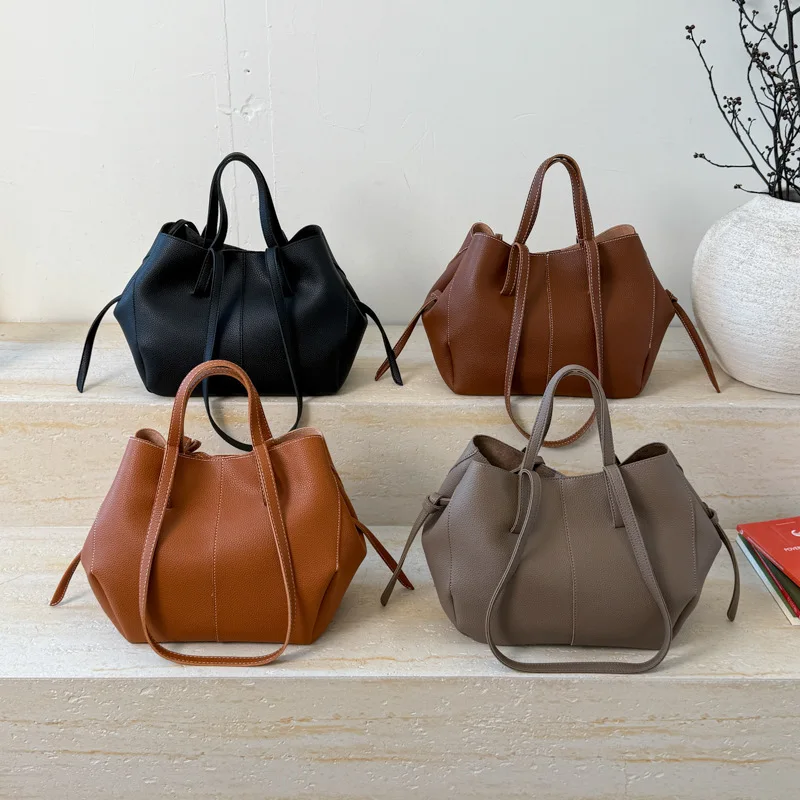 

2025 Autumn Premium Tote Bag for Women Minimalist Shoulder Crossbody Purse Fashionable Handbag