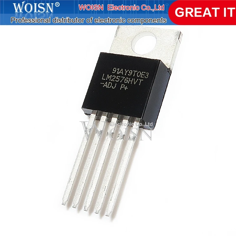 10PCS LM2576HVT-ADJ LM2576HVT TO-220-5